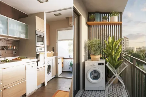 Lavaderos invisibles: cómo integrarlos sin que invadan la casa