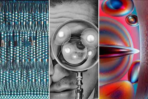 Tejidos, fotografía y arte digital son algunas de las obras que se pueden ver de artistas como Olga de Amaral, Boleslaw Senderowicz y Lucas Gutiérrez.