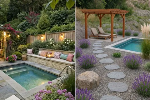 Cómo hacer un jardín sensorial alrededor de tu pileta