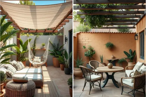 Patios con sombra: 5 ideas para lograr un rincón fresco en tu casa