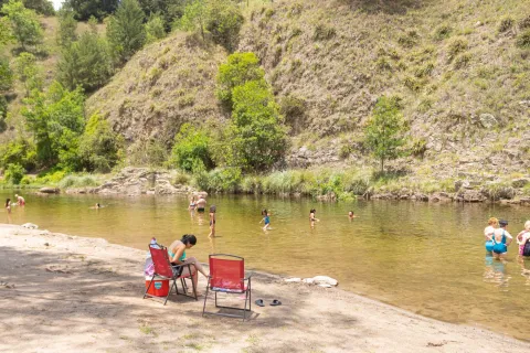 río El Durazno, Valle de Calamuchita, Córdoba