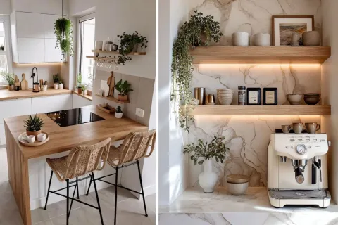 Para 2026, el desayuno se traslada a espacios más versátiles y sensoriales, donde predominan la calidez de los materiales naturales, la ergonomía y pequeñas estaciones que invitan a pausar y compartir.