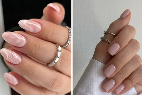 Lejos de los diseños maximalistas o del minimalismo extremo, las uñas babydoll logran un balance perfecto: transmiten frescura primaveral sin perder el aire chic 
