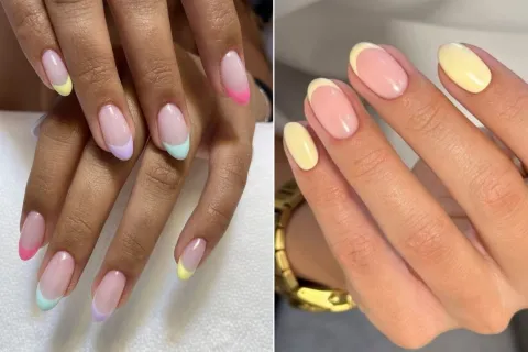Manicura francesa de verano: 7 diseños a puro color