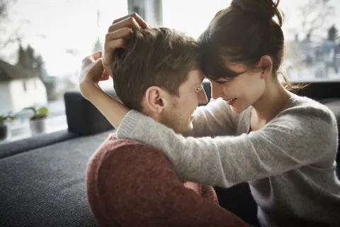 pareja en la intimidad