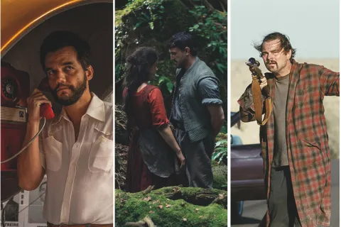 Tres fotogramas de películas nominadas al Oscar.
