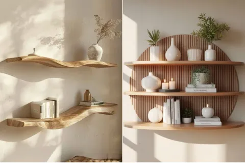 Adiós a la repisa recta: la tendencia que se impone en 2026 en decoración