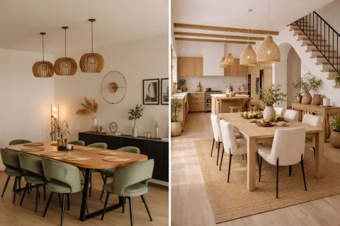 En las casas contemporáneas, donde la cocina, el living y el comedor conviven en un mismo ambiente, el comedor diario dejó de ser un espacio secundario para convertirse en el verdadero corazón del hogar.