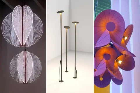 Entre líneas que parecen dibujadas en el aire, piezas estilizadas y formas orgánicas, la iluminación se vuelve protagonista: diseño, tecnología y emoción en clave contemporánea.