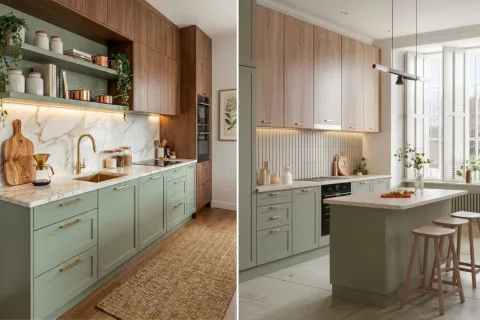Cocinas verdes: la tendencia que transforma el corazón del hogar (y eleva cualquier espacio)