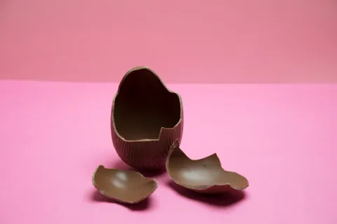 Foto de huevos de Pascua.