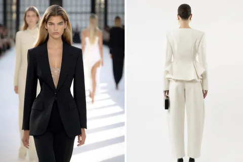 El blazer entallado con peplum vuelve este otoño como la pieza clave para estilizar la silueta y elevar cualquier look con un toque vintage, elegante y actual.