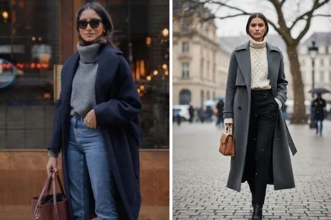 El abrigo es la prenda estrella del invierno, y muchas veces define todo el outfit.