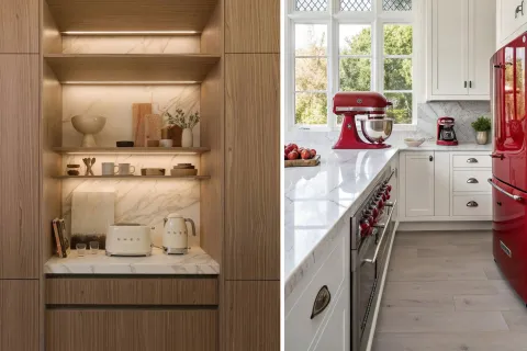Nuevos muebles inteligentes permiten ocultar pequeños electrodomésticos sin resignar practicidad ni diseño.