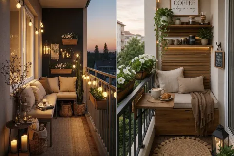 Balcones estrechos: ideas simples y cancheras para aprovecharlos al máximo este otoño
