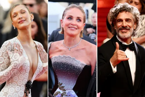 Bella Hadid, Sharon Stone y Leo Sbaraglia deslumbraron en Cannes con sus looks.