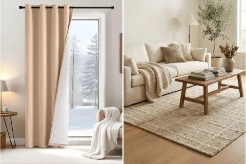 Adiós a las cortinas livianas: 5 ideas para conservar el calor en tu casa
