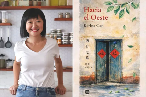 Karina Gao publicó su libro Hacia el Oeste, con su historia personal.
