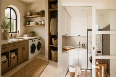 Tiny laundries: trucos deco para organizar un lavadero mini sin perder estilo