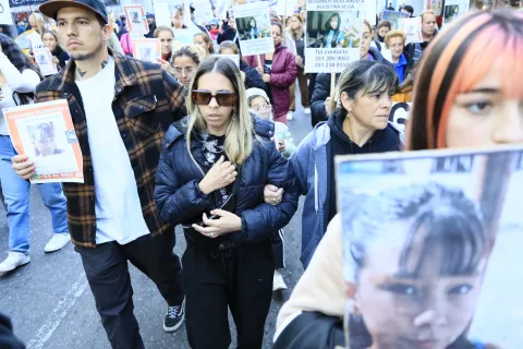 Marcha por el femicidio de Agostina