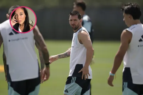 práctica de la seleccion argentina