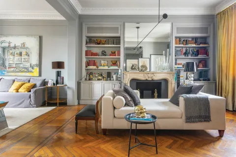 El living del arquitecto Marcelo Williams