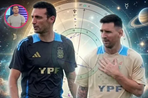 lionel messi y scaloni