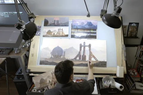 Detrás de escena de Lightyear. Foto gentileza: Pixar