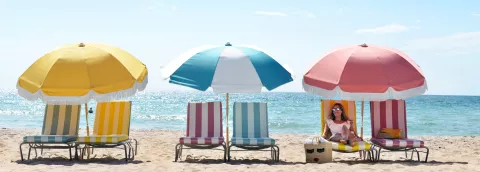 Miami Beach es el barrio más turístico donde el art decó reina en las calles y los colores en la playa
