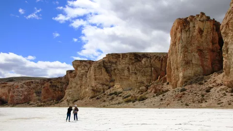 Paisajes de otro planeta, pero en la provincia de Santa Cruz