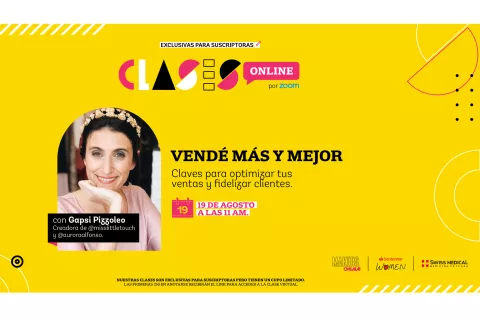 Gapsi Pizzoleo es Licenciada en Administración de Empresas y creadora de la marca de zapatos: Aurora Alfonso y el próximo jueves 19 de agosto a las 11 am nos va a dar tips, consejos y mucha info para que puedas optimizar tus ventas y fidelizar clientes.