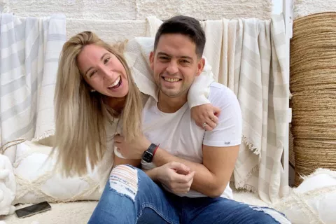 Guadalupe Romanik y Leandro Rivero, propietarios de Godet House.
