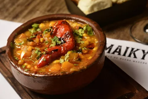 Locro vegetariano. Foto gentileza: Maiky