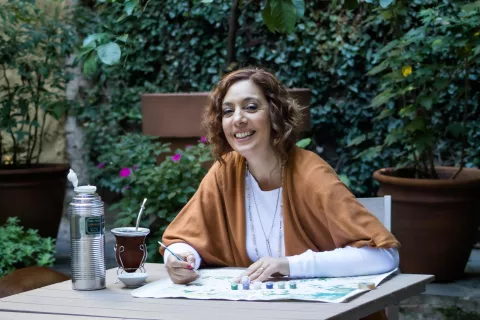 Fabiana Mejalelaty: "Cuando tuve a mi hija en los brazos, toda mi estructura impecable se cayó"