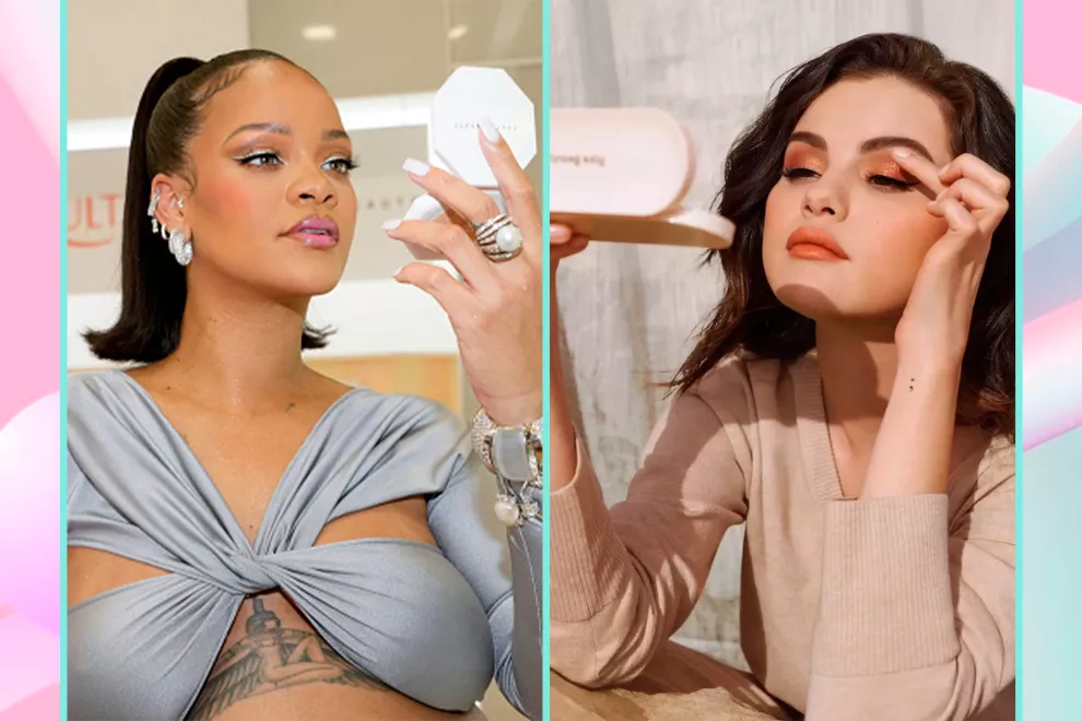 Rihanna y Selena, dos diosas que llevaron sus consejos beauty a sus propias líneas de make up