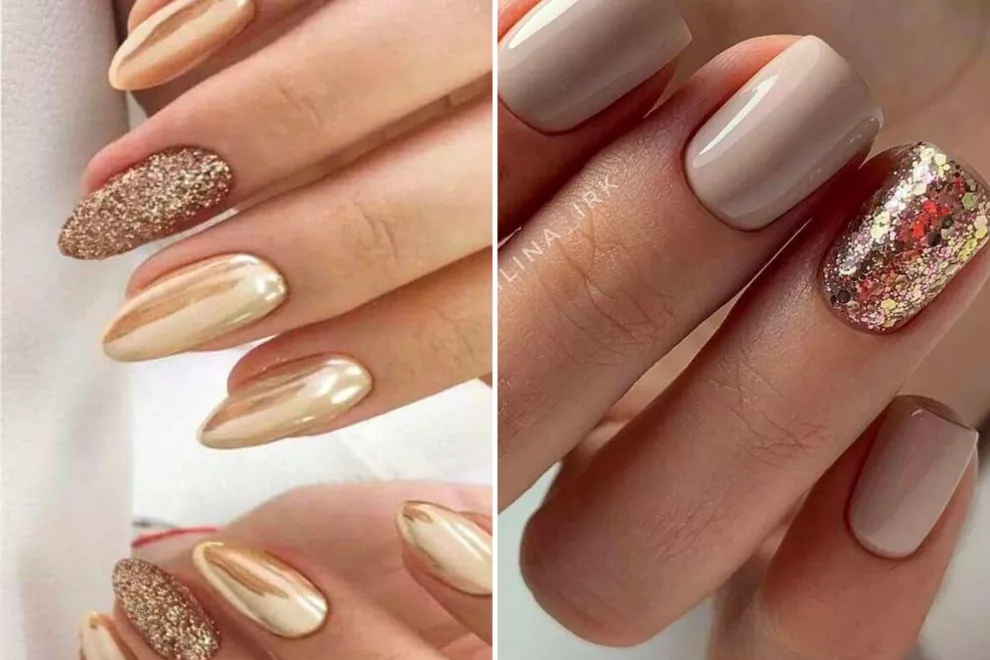 Las texturas también están muy in en el mundo del nailart y por eso hay muchos esmaltes que ya vienen con brillitos y son muy fáciles de aplicar.