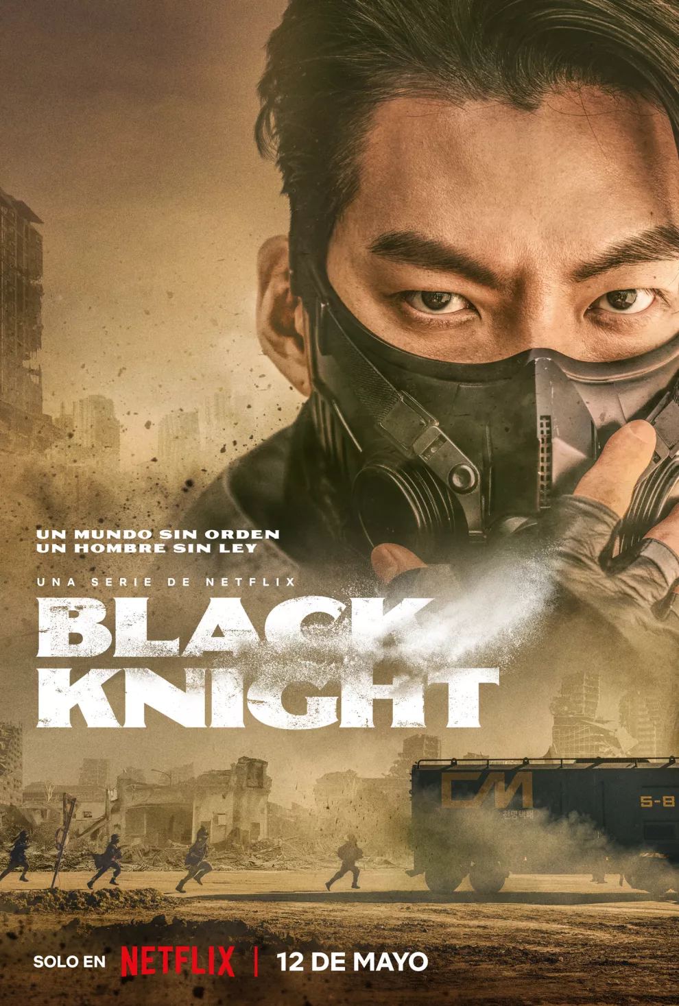 Netflix compartió el afiche oficial de Black Knight.