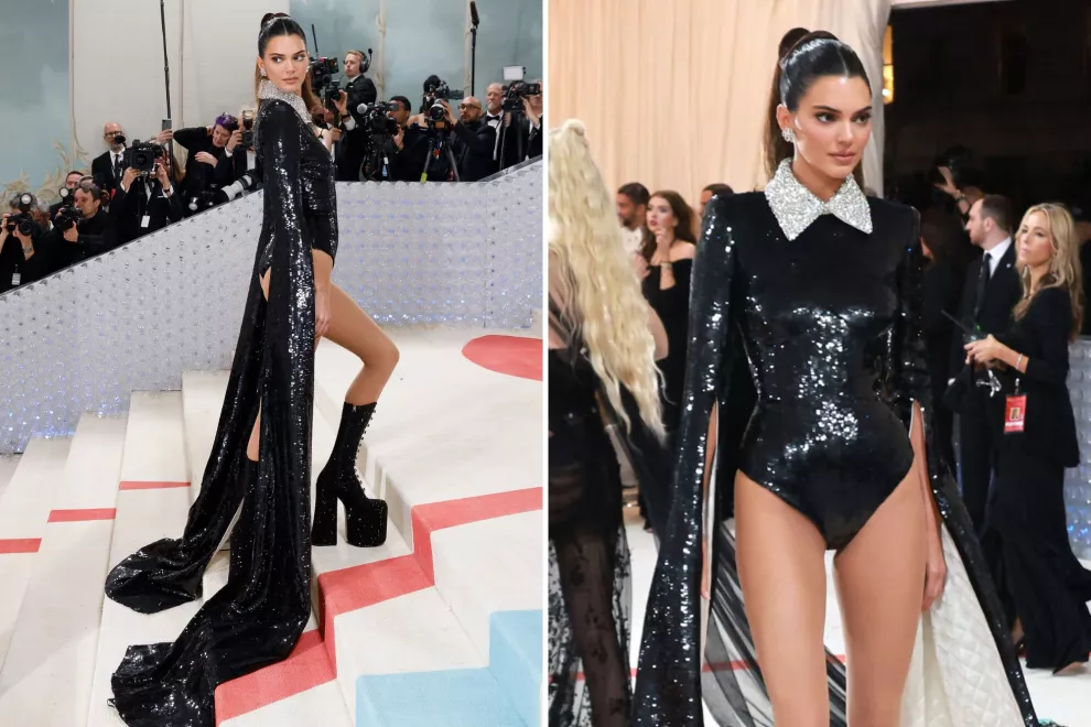 Kendall Jenner y su look no pant de Marc Jacobs.