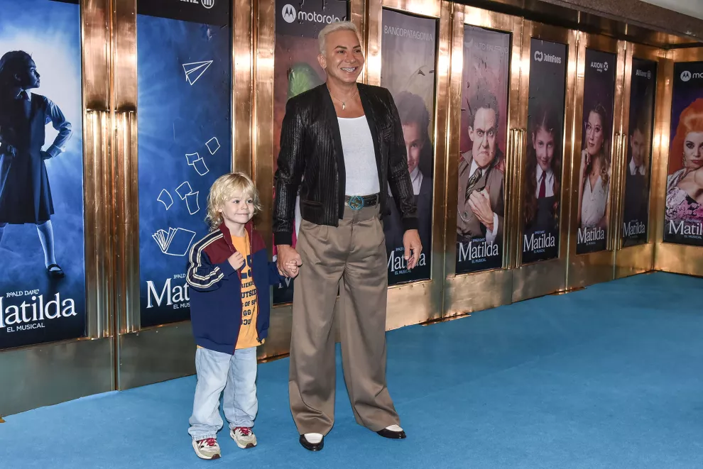 Flavio Mendoza con su hijo Dionisio.