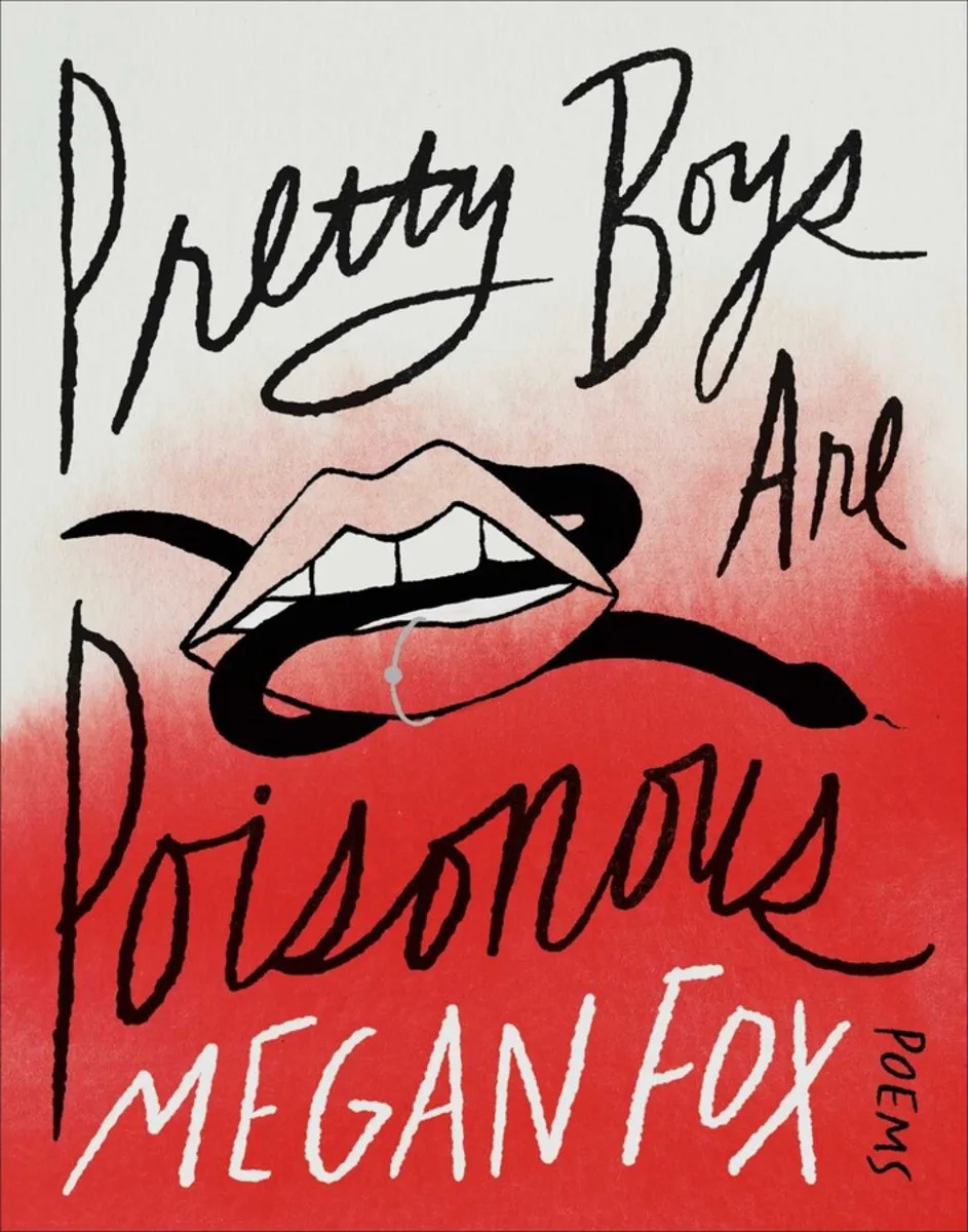 Así es la portada de "Pretty Boys are Poisonous", el primer libro de poesías de Megan Fox.