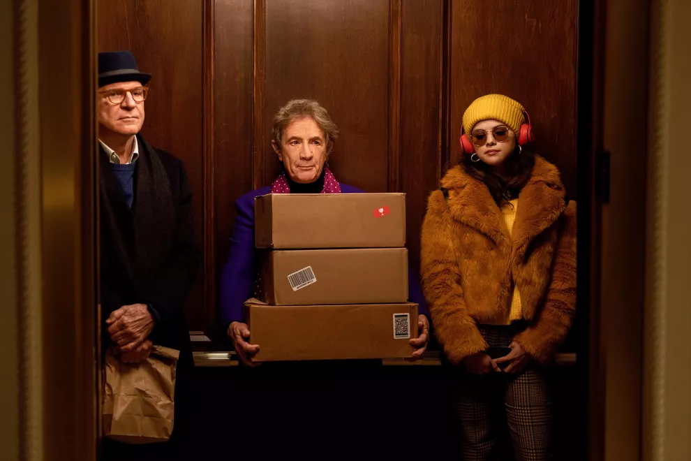 Steve Martin, Martin Short y Selena Gómez, en la primera temporada de la serie. Foto: Star+