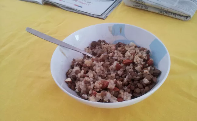 Plato terminado