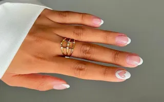 10 hermosos diseños de uñas blancas